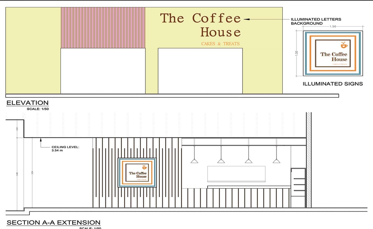 facades coffee house